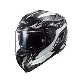 LS2 Challanger C Flames Full Face Mavi Motosiklet Kaskı
