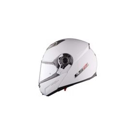 LS2 Easy Çene Açılır Beyaz Motosiklet Kaskı