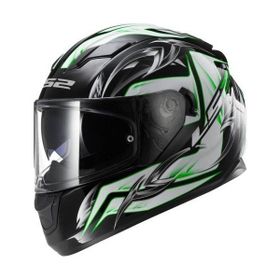 LS2 FF320 Beyaz Fulll Face Kask Camı