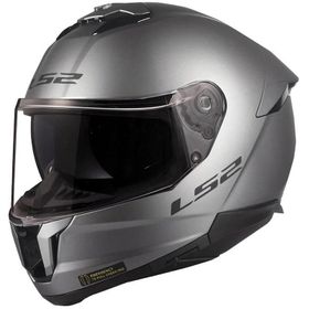 LS2 FF320 Stream Güneş Vizörlü Parlak Siyah Kapalı Motosiklet Kask