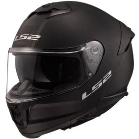 LS2 FF320 Stream Güneş Vizörlü Parlak Siyah Kapalı Motosiklet Kask