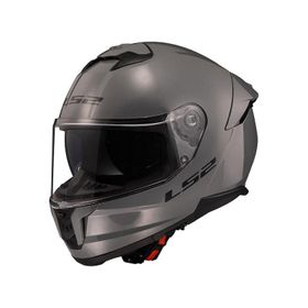 LS2 FF320 Stream Güneş Vizörlü Parlak Siyah Kapalı Motosiklet Kask
