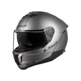 LS2 FF320 Stream Güneş Vizörlü Parlak Siyah Kapalı Motosiklet Kask