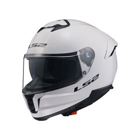 LS2 FF320 Stream Güneş Vizörlü Parlak Siyah Kapalı Motosiklet Kask