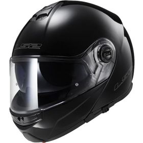 LS2 FF325 Strobe Çene Açılır Siyah Motosiklet Kaskı