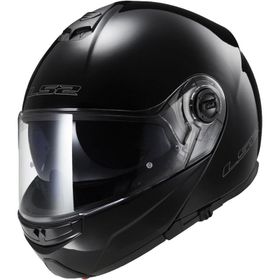 LS2 FF325 Strobe Çene Açılır Siyah Motosiklet Kaskı