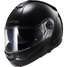 LS2 FF325 Strobe Çene Açılır Siyah Motosiklet Kaskı
