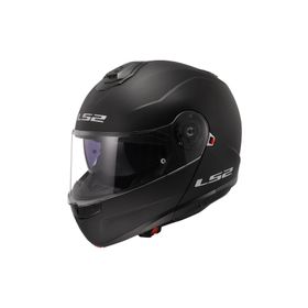 LS2 FF325 Strobe Çene Açılır Siyah Motosiklet Kaskı
