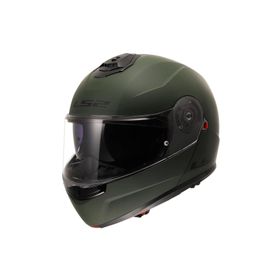 LS2 FF325 Strobe Çene Açılır Siyah Motosiklet Kaskı