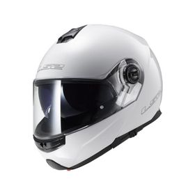LS2 FF325 Strobe Çeneden Açılır Beyaz Motorsiklet Kaskı