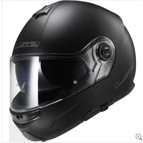 LS2 FF325 Strobe Çeneden Açılır Mat Siyah Motorsiklet Kaskı
