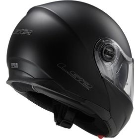 LS2 FF325 Strobe Çeneden Açılır Mat Siyah Motorsiklet Kaskı