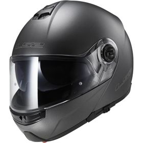 LS2 FF325 Strobe Çeneden Açılır Mat Siyah Motorsiklet Kaskı