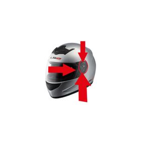 LS2 FF350 Cartoon Kask Yan Kapak Seti