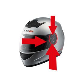 LS2 FF350 Cartoon Kask Yan Kapak Seti