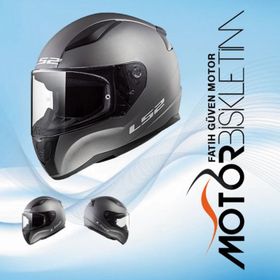 LS2 FF353 Füme Mat Titanium Kask
