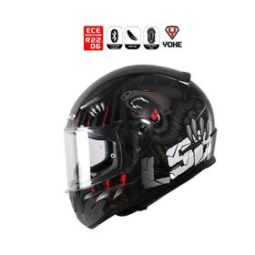 LS2 FF353 Rapid II Claw Black Motor Kaskı