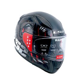 LS2 FF353 Rapid II Claw Black Motor Kaskı