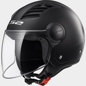 LS2 OF562 Airflow Mat Siyah Kask