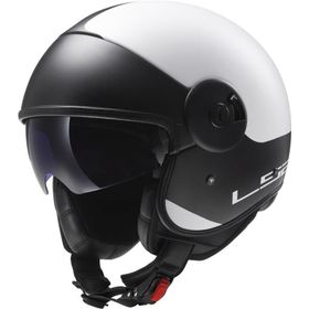 LS2 OF597 Cabrıo Mat Beyaz Motorsiklet Kaskı