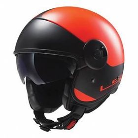 LS2 OF597 Cabrio Mat Turuncu Kask