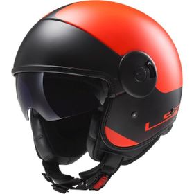 LS2 OF597 Cabrio Mat Turuncu Kask