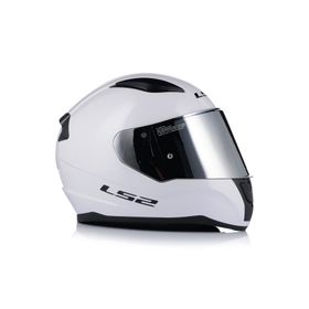 LS2 Rapid 2 Beyaz Kapalı Gri Camlı Motosiklet Kaskı