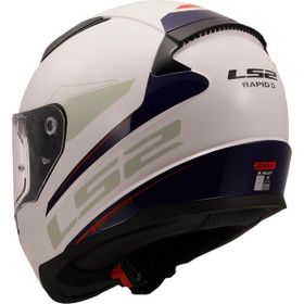 LS2 Rapid 2 Driveway Beyaz Mavi Siyah Kırmızı Kask