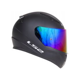 LS2 Rapid 2 Fullface Gökkuşağı Camlı Mat Siyah Motosiklet Kaskı