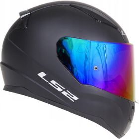 LS2 Rapid 2 Fullface Gökkuşağı Camlı Mat Siyah Motosiklet Kaskı