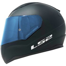 LS2 Rapid 2 Fullface Mavi Camlı Mat Siyah Motosiklet Kaskı