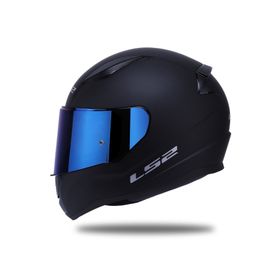 LS2 Rapid 2 Fullface Mavi Camlı Mat Siyah Motosiklet Kaskı