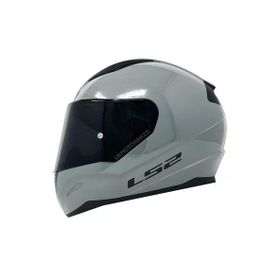 LS2 Rapid 2 Nardo Gri Kapalı Siyah Motosiklet Kaskı
