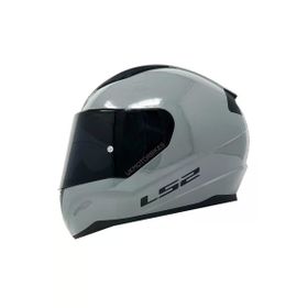 LS2 Rapid 2 Nardo Gri Kapalı Siyah Motosiklet Kaskı