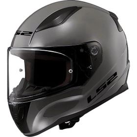 LS2 Rapid 2 Nardo Gri Kapalı Siyah Motosiklet Kaskı
