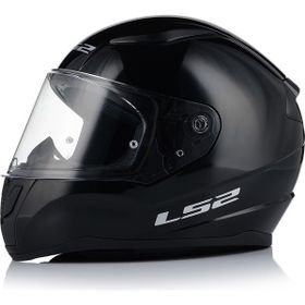 LS2 Rapid 2 Parlak Siyah Kapalı Motosiklet Kaskı