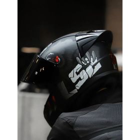 LS2 Rapid 2 Race Clawn Mat Siyah Gri Kırmızı Kask