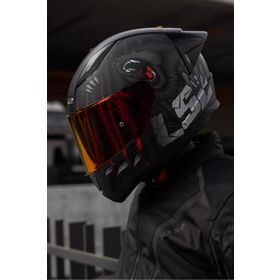 LS2 Rapid 2 Race Clawn Mat Siyah Gri Kırmızı Kask