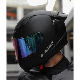 LS2 Rapid 2 Race Fullface Gökkuşağı Camlı Mat Siyah Motosiklet Kaskı