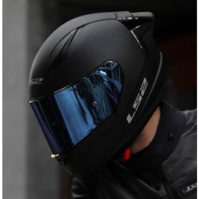 LS2 Rapid 2 Race Fullface Mavi Camlı Mat Siyah Motosiklet Kaskı