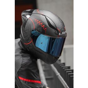LS2 Rapid 2 Race Takaroa Mat Siyah Kırmızı Kask