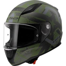 LS2 Rapıd 2 Thunder Bırds Mat Yeşil-Siyah-Gri Kask