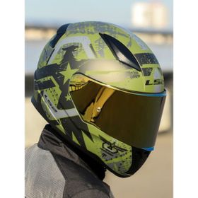 LS2 Rapıd 2 Thunder Bırds Mat Yeşil-Siyah-Gri Kask