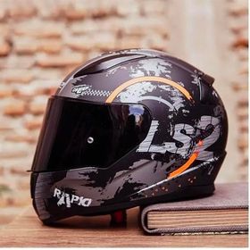 LS2 Rapid Circle Full Face Şeffaf Siyah Vizörlü Motosiklet Kaskı
