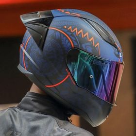 Ls2 Rapid Full Face Motosiklet Mat Siyah Gökkuşağı Vizörlü Kaskı