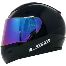 LS2 Rapid Full Face Siyah Gökkuşağı Camlı Motosiklet Kaskı