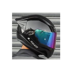 LS2 Rapid Full Face Siyah Gökkuşağı Camlı Motosiklet Kaskı
