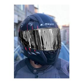 LS2 Rapid Full Face Siyah Gökkuşağı Camlı Motosiklet Kaskı