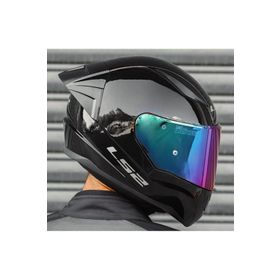 LS2 Rapid Full Face Siyah Gökkuşağı Camlı Motosiklet Kaskı