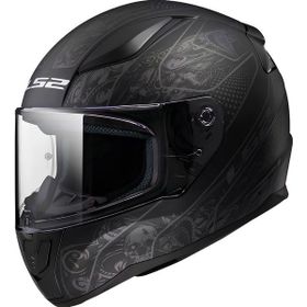 LS2 Rapid Mat Siyah Motosiklet Kaskı